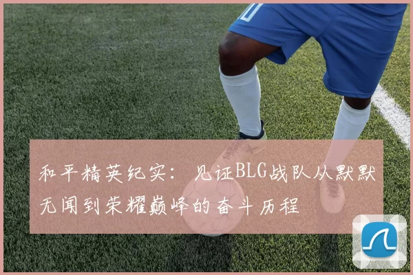 和平精英纪实:见证BLG战队从默默无闻到荣耀巅峰的奋斗历程