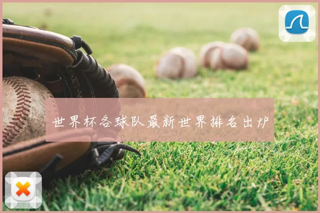 世界杯各球队最新世界排名出炉
