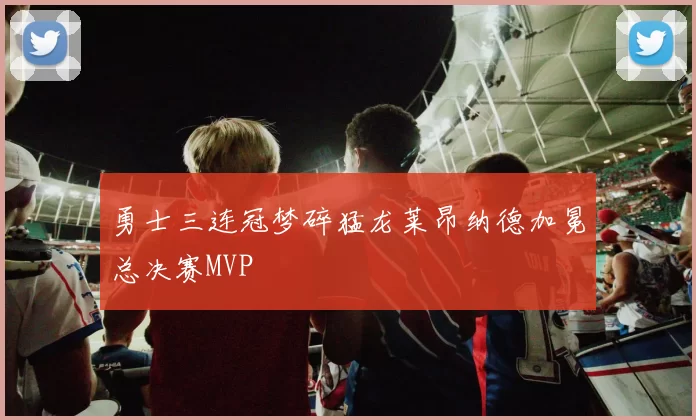勇士三连冠梦碎猛龙莱昂纳德加冕总决赛MVP