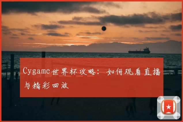 Cygame世界杯攻略：如何观看直播与精彩回放